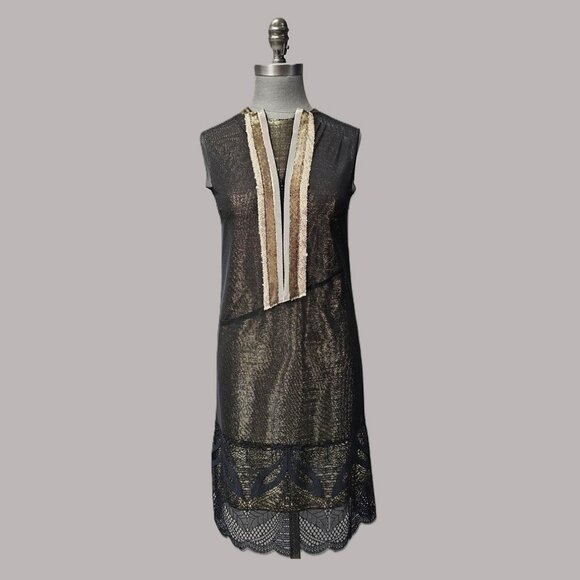 Marie Saint Pierre Cocktail Two-Layer Dress - Picture 1 of 5